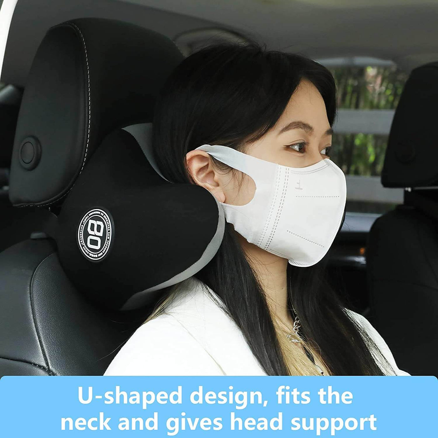 Buy Car Headrest Memory Foam Cushion - Balanced Softness Designed to  Relieve Neck Pain and Muscle Tension – Fovera