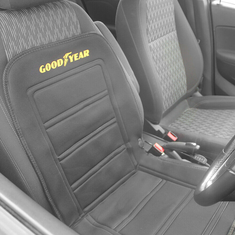 Goodyear Gy1140 Heated Car Seat Cushion 12 Volt Seat